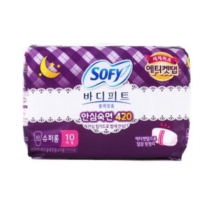 쏘피 한결 안심숙면 420 슈퍼롱 10개 (1팩(10개))_이미지