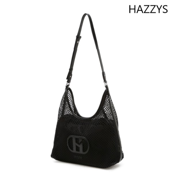 H20썸머 시그니처 H 포인트 네트 M 호보 숄더백 HIBA6E811BK