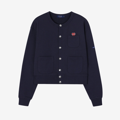����Ʈ���ӽ� Bon Bon Heart Cardigan ASJF261KR05-NVY