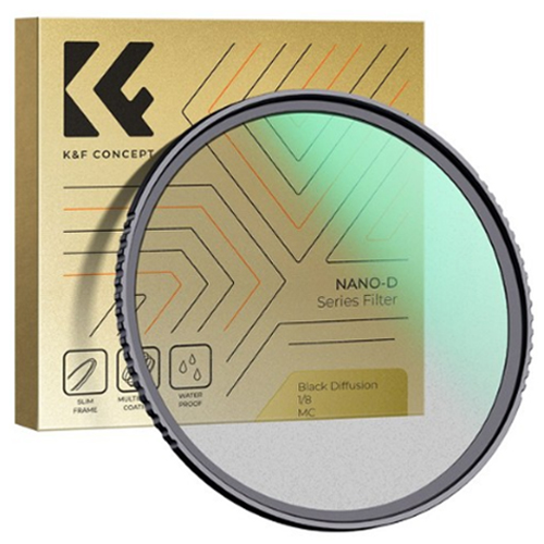 K&F Concept NANO-D Black Diffusion 1/4 MRC 렌즈필터 (67mm)_이미지