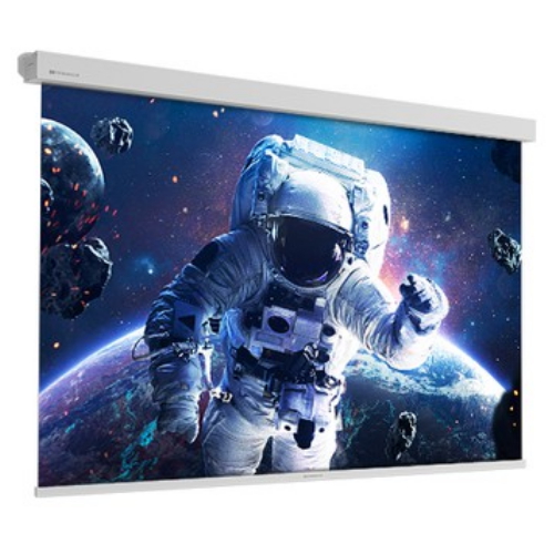 전동 노출형 스크린 화이트 케이스 R-EW 시리즈