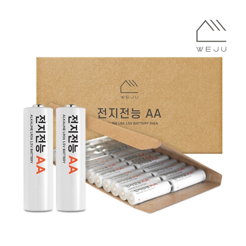 위주 전지전능 알카라인 AA (48개)_이미지