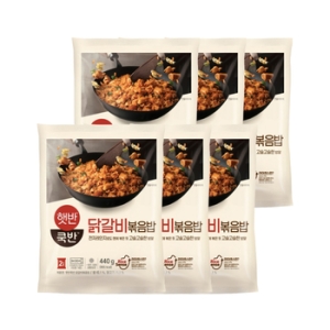 CJ제일제당 햇반쿡반 닭갈비볶음밥 440g (6개)_이미지