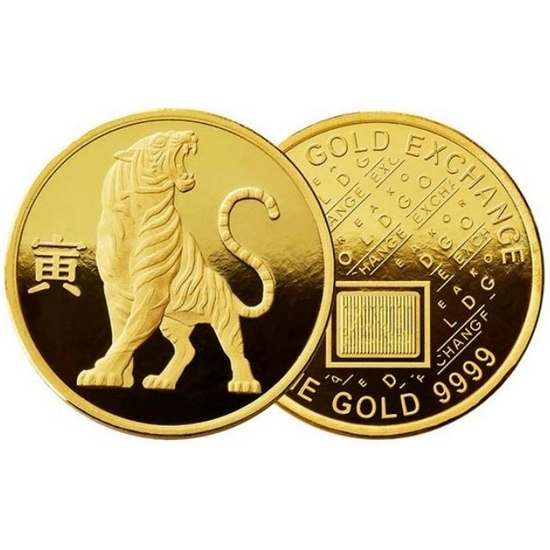 한국금거래소 호랑이 골드코인 31.1g