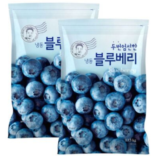자연원 두번 엄선한 냉동 블루베리 1.13kg (2개)_이미지
