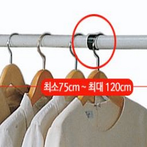 가화행거 기본형 드레스룸 6단 트리플 커튼 행거_이미지