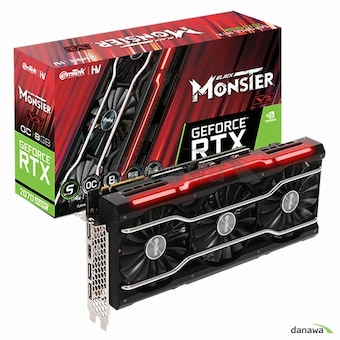 이엠텍 HV 지포스 RTX <b>2070</b> <b>SUPER</b> BLACK MONSTER V2 OC D6 8GB
