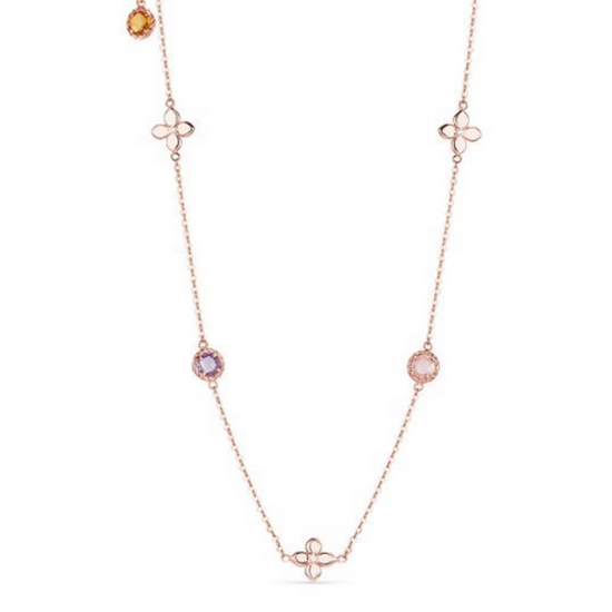 14K 퓨어 블라썸 목걸이(천연석)