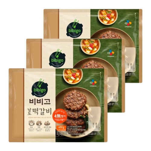 CJ제일제당 비비고 남도 떡갈비 450g (3개)_이미지