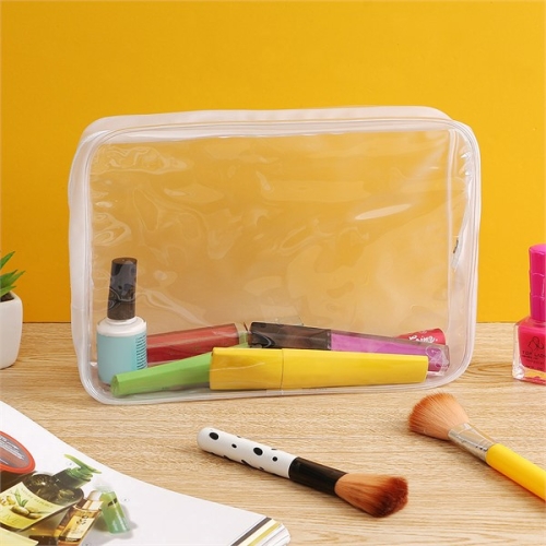 클린 사각 투명 파우치  여행용 세면파우치  6430507