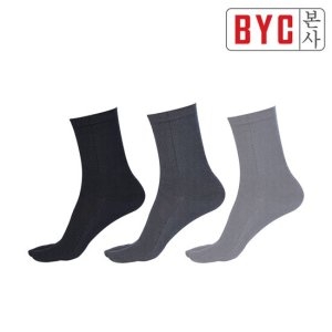 BYC 농색무지신사발가락중목양말10켤레SMS4111_이미지