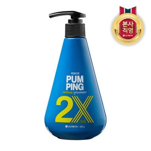 LG생활건강 페리오 2X 인텐스 펌핑치약 스피아민트 285g (1개)