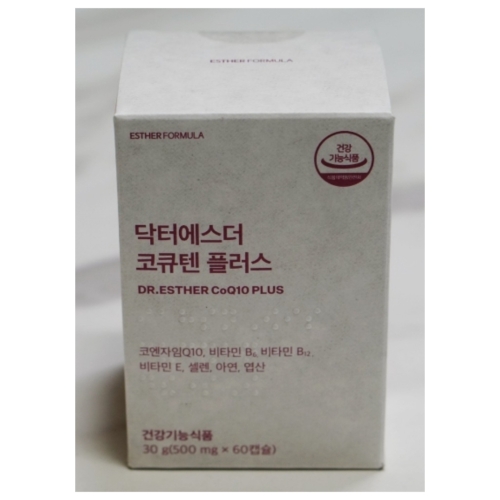 에스더포뮬러 닥터에스더 닥터에스더 코큐텐 플러스 500mg 60캡슐 (2개)