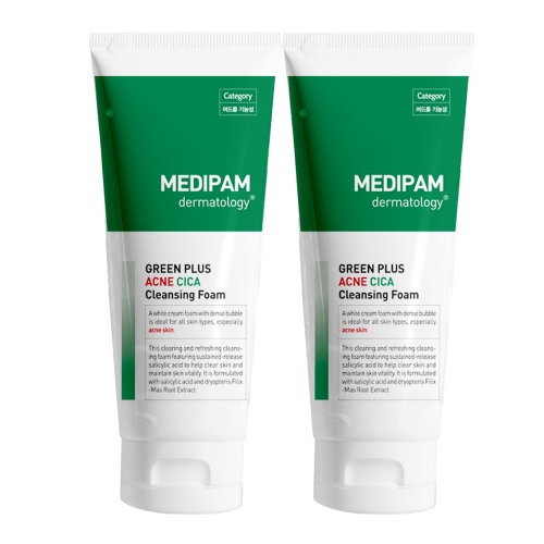 메디팜 아크네 시카 클렌징폼 220ml (2개)