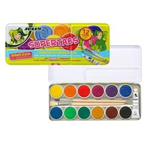 지구화학 지구화학 졸리 고체 물감 12색