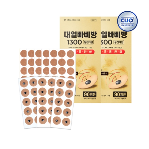 대일화학공업 대일빠삐방 1300 30매+리필 60매 (2팩(180매))_이미지