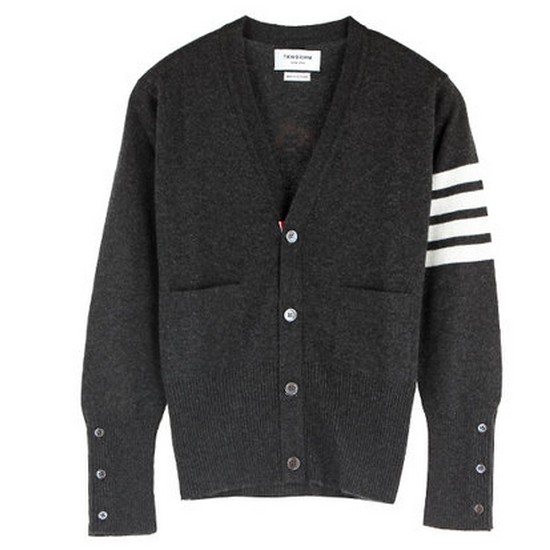 톰브라운 캐시미어 사선완장 가디건 MKC001A 00011 022