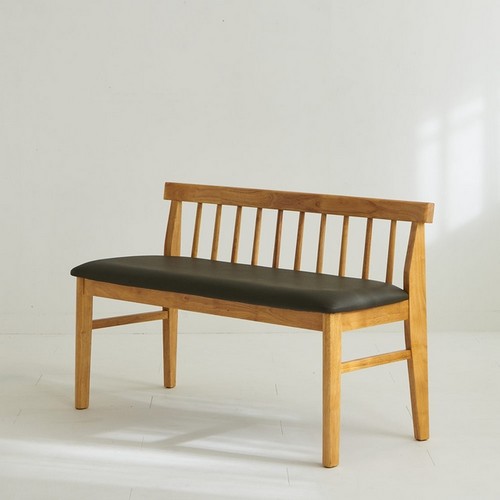 순수 2인 벤치 식탁 의자