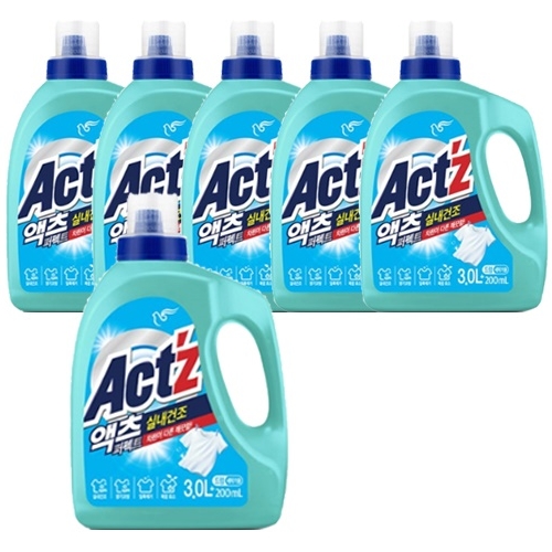 액츠 퍼펙트 실내건조 드럼용 3.2L (6개)_이미지