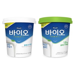 매일유업 매일바이오 플레인 저지방 900g (2개)_이미지