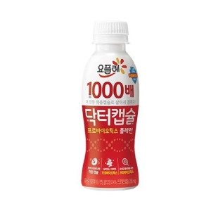 빙그레 요플레 닥터캡슐 1000배 프로바이오틱스 플레인 130ml (24개)_이미지