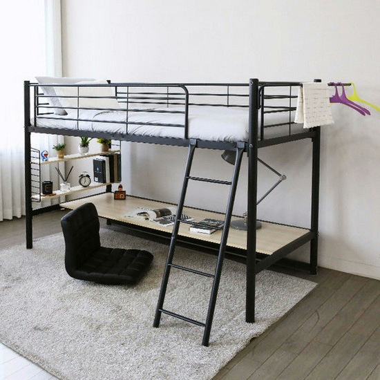 일루일루 코모드i 올인원 좌식책상 벙커침대 S (천연라텍스독립)_이미지