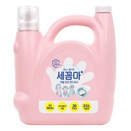 LG생활건강 온더바디 세균아 꼼짝마 핸드워시 파우더향 3500ml
