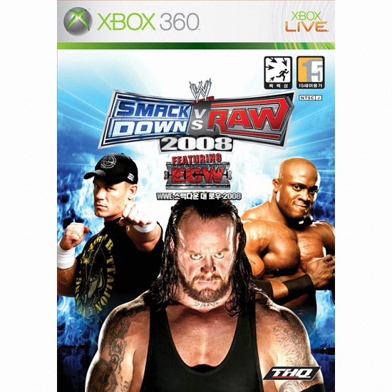 THQ WWE 스맥다운 대 로우 2008 XBOX360 (일반판)