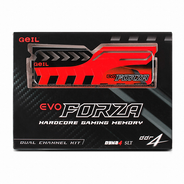 GeIL DDR4-2400 CL17 EVO FORZA 레드 패키지 (32GB(16Gx2))_이미지