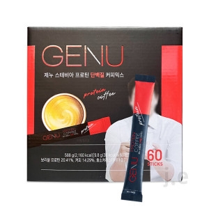이노바인코리아 제누 스테비아 프로틴 단백질 커피믹스 60개입 (1개)_이미지