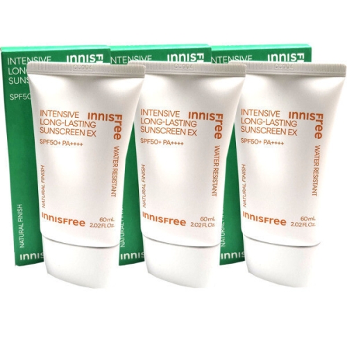 아모레퍼시픽 이니스프리 인텐시브 롱래스팅 선스크린 EX 60ml (3개)