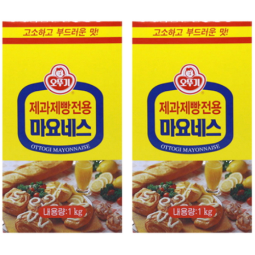 오뚜기 제과제빵전용 마요네스 1kg (2개)_이미지