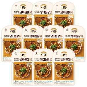 다담 냉이된장찌개양념 140g 10개 / 요리양념 간편조리_이미지