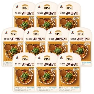 <b>다담</b> 냉이<b>된장</b><b>찌개</b>양념 140g 10개 / 요리양념 간편조리