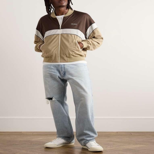 셀린느 로고 컬러블록 메쉬 트랙 자켓 2Y97E070Z. B0081791658_이미지