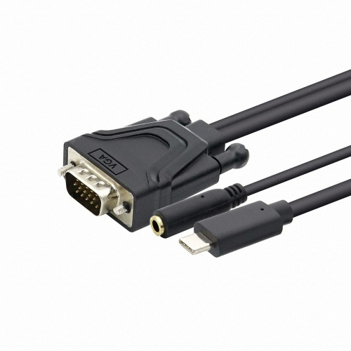 라이트컴 COMS Type C to VGA 컨버터 케이블 FW761 (1.8m)_이미지