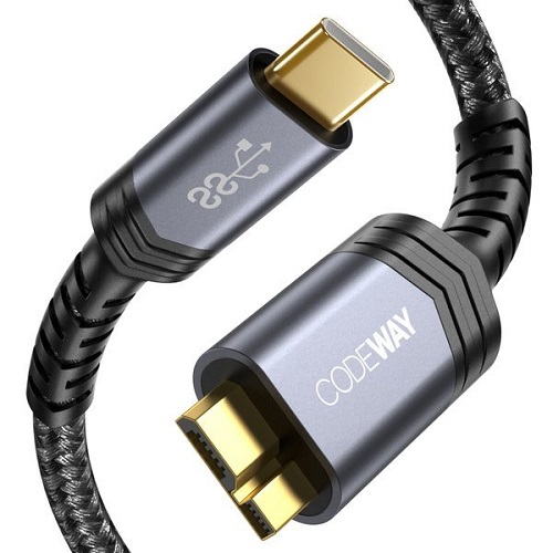 티에프엔아이엔씨 코드웨이 Type C to USB 3.0 마이크로B 10핀 케이블 (1m)