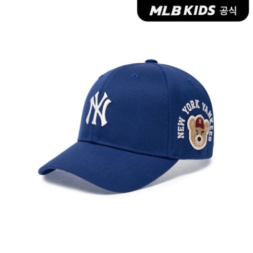 MLB키즈 25N 모노베어 볼캡 NY D.Blue 7ACPC045N-50BLD_이미지