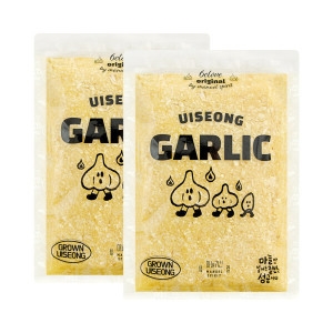 마늘귀신 경북 의성 다진마늘 꼭지포함 / 100% 제조 (1kg,2개)_이미지