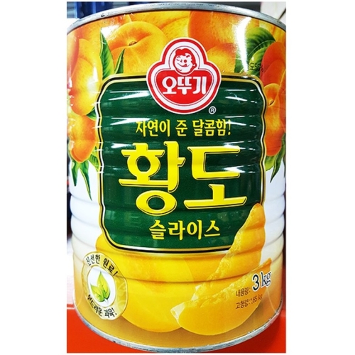 오뚜기 황도복숭아캔 슬 오뚜기 3K /마트e샵 /쪽빛누리