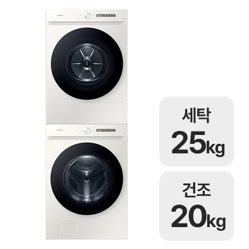 삼성전자 비스포크 AI WF25CB8890BE + DV20CB8800BE_이미지