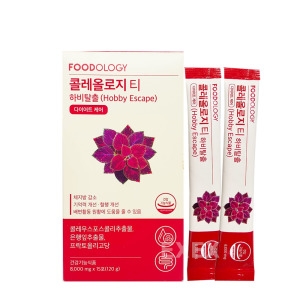 비오팜 푸드올로지 콜레올로지 티 하비탈출 8000mg 15포