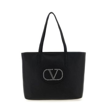 VLogo 시그니처 탑 핸들 백 가죽 137505094