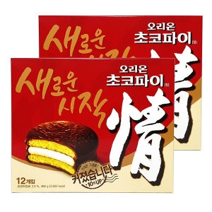 초코파이 정 오리지널 12개입 2통