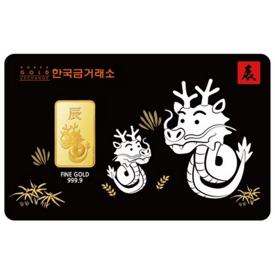 한국금거래소 갑진년 용 골드바 3.75g (1개)_이미지