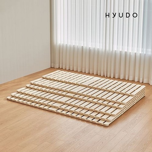 휴도 제주 원목 접이식 매트리스 깔판 S_이미지