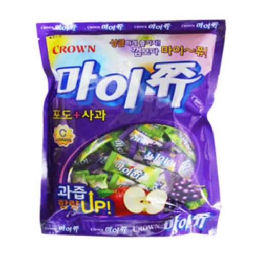 크라운제과 마이쮸 포도맛+사과맛 328g (10개)_이미지