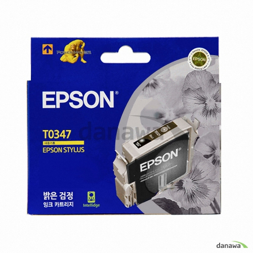 Epson 정품 T0347 (T034770) 밝은검정_이미지