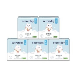 시크릿데이 순한코튼 슬림핏 대형 14개 (5팩(70개))_이미지