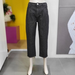  베네통 앞 다트 데님팬츠 BADP61331 BK